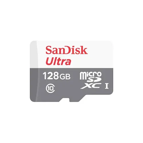 כרטיס זיכרון Ultra microSDXC בנפח 128GB מבית Sandisk דגם SDSQUNR-128G-GN6MN