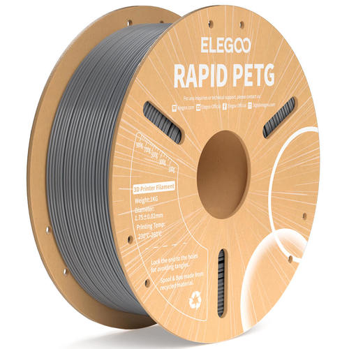 פילמנט PETG אפור חלל להדפסה מהירה 1 ק