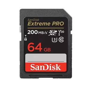 כרטיס זיכרון Extreme Pro SDXC בנפח 64GB מבית Sandisk דגם SDSDXXU-064G-GN4IN