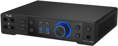 זוית נוספת Fender Studio quantum hd 2 usb-c audio interface