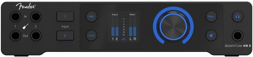 זוית נוספת Fender Studio quantum hd 2 usb-c audio interface