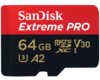 כרטיס זיכרון SanDisk Extreme Pro A2 MicroSDXC 64GB