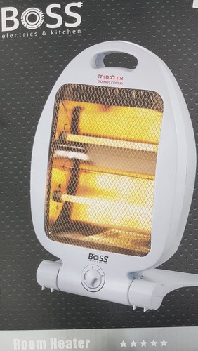 תנור חימום אינפרא - BOOS 800W   מצבי עבודה 2 ניידות קלה