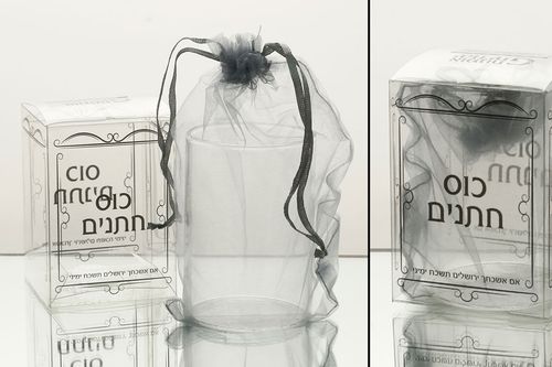 כוס שבירה לחתן באריזה מפוארת