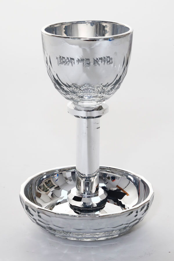 גביע קידוש קריסטל בעיצוב אלגנטי