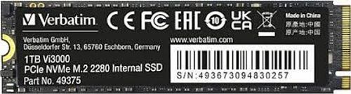 Vi3000  Verbatim PCIe NVMe m.2 2T