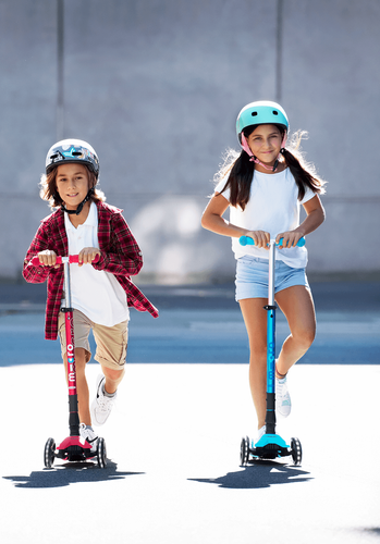 קורקינט מקסי מיקרו דלוקס לד מתקפל Maxi Deluxe Foldable Led ירוק ניאון