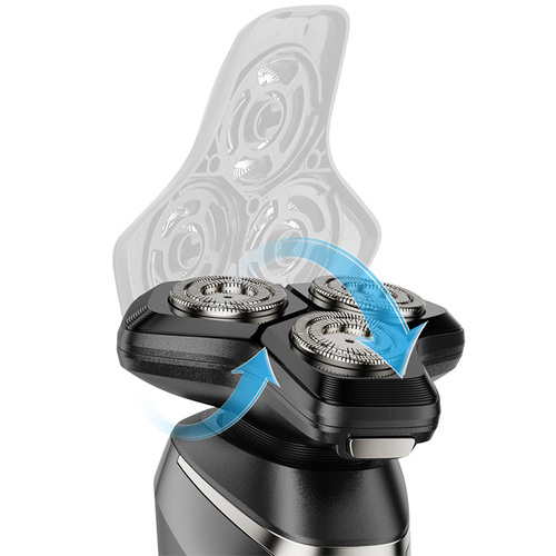 מכונת גילוח חשמלית נטענת ATL-345 / Floating Carbon Blades 3D-PRO