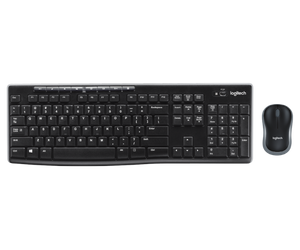 סט מקלדת ועכבר אל חוטי Logitech Wireless Desktop MK270