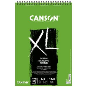 בלוק רישום, פחם 160 ג ר 50 דף CANSON Dessin XL A3