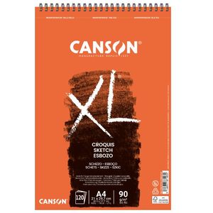 בלוק לרישום 90 ג"ר 120 דף CANSON XL A4