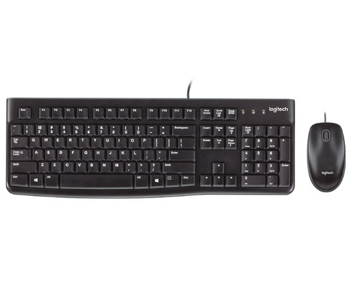 סט מקלדת ועכבר חוטי Logitech MK120