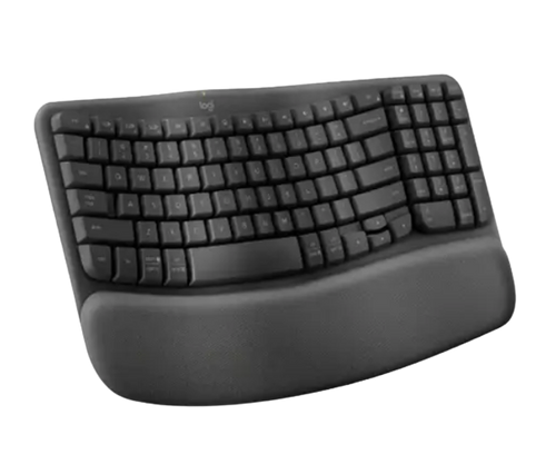 מקלדת ארגונומית אלחוטית LOGITECH LOGI Wave Keys