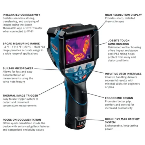 גוף מצלמה תרמית מקצועית BOSCH GTC 600C
