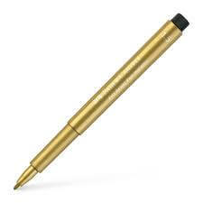 טוש Pitt זהב 1.5 mm FABER CASTELL