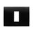 מסגרת EDGE שחור 1M ניסקו סוויץ' NISKO SWITCH