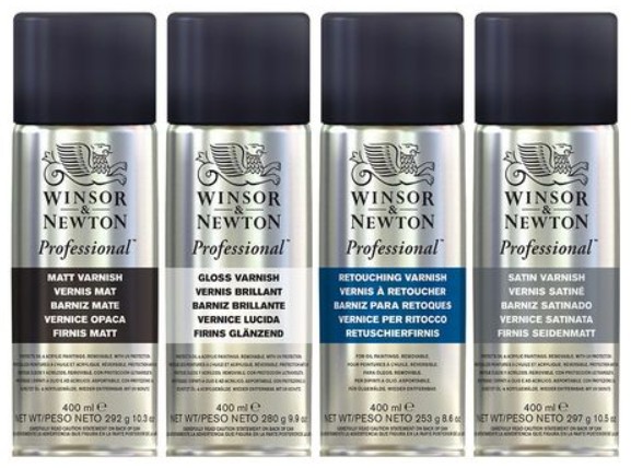 ספריי לכה (400 מ"ל) לצבעי שמן ואקריליק  Professional Varnish Spray 