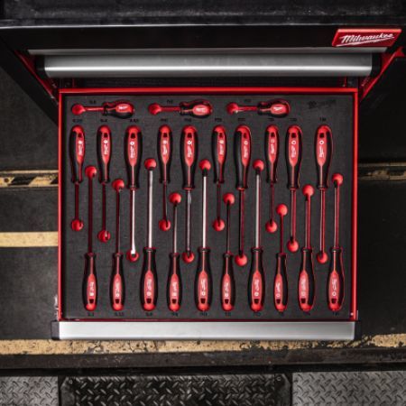 מגש 23 מברגים TRILOBE לעגלות מוסך Milwaukee 4932479830