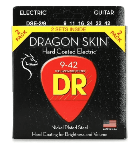 מיתרים לחשמלית DR Strings DSE-2/9 9-42 2Pack