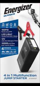 בוסטר לרכב 1500 אמפר + מדחס אוויר לניפוח Energizer