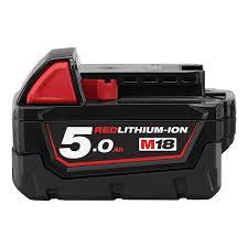 סוללה ליתיום 5AH 18V דגם Milwaukee M18B5 מילווקי