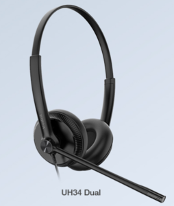 מערכת ראש שתי אוזניים Yealink UH34B USB Headset