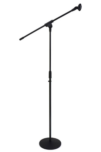 סטנד למיקרופון עם בום עם בסיס מתכת עגול  SMART M-310