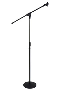 סטנד למיקרופון עם בום עם בסיס מתכת עגול  SMART M-310