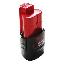 סוללה לתיום מקורית 2AH 12V MILWAUKEE מילווקי M12B2