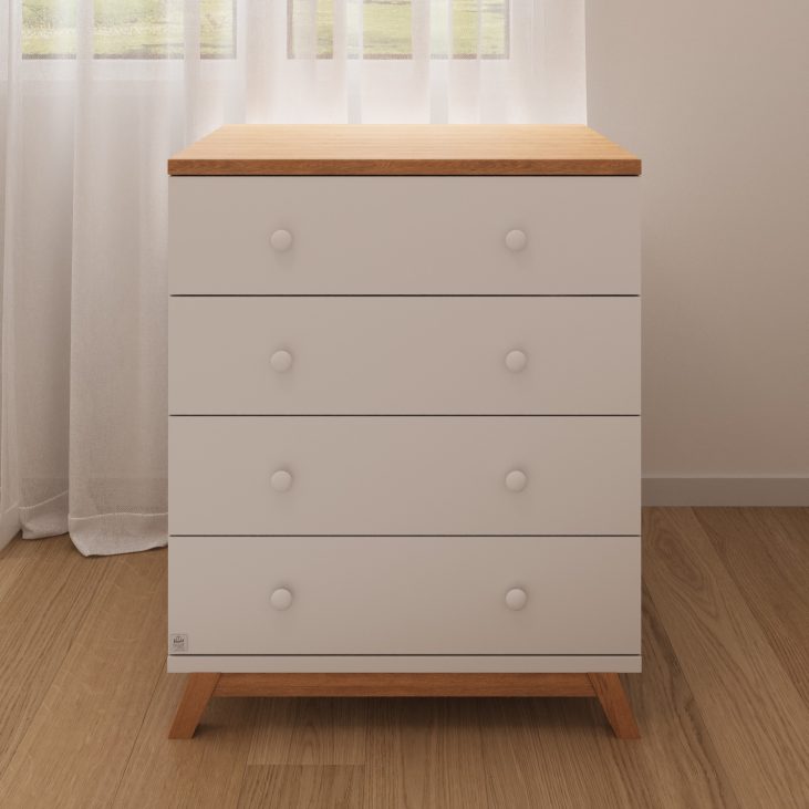שידה דוראל טריקה שקטה רוחב 80 סמ