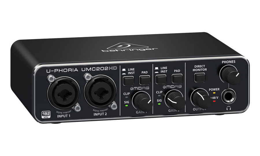 כרטיס קול  Behringer UMC202HD