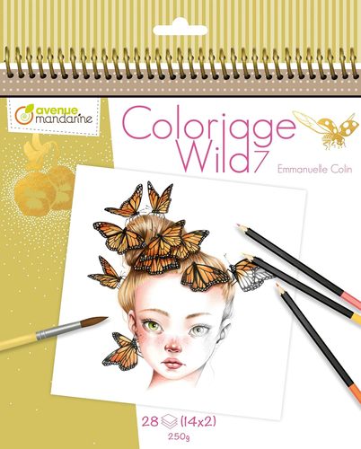 חוברת צביעה עמנואל COLORIGGE WILD 7 