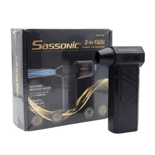 מפוח אוויר אלחוטי דגם ESE122 TURBO AIR DUSTER-ססוניק SASSONIC 