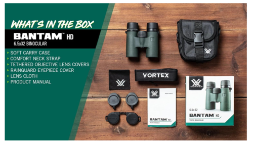  משקפת שדה קלה וורטקס Vortex Optics Bantam HD 6.5x32