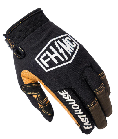 כפפות רכיבה פאסטהאוס שחור / חום - FASTHOUSE SANGUARO BENNET GLOVES