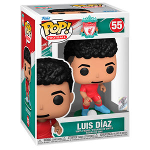 בובת פופ כדורגל: ליברפול - לואיס דיאס - Funko POP! Football: Liverpool- Luis Diaz #55