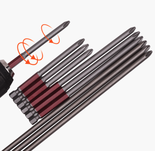 סט 10 ביטים למברג Philips PH2 באורך 150 מ