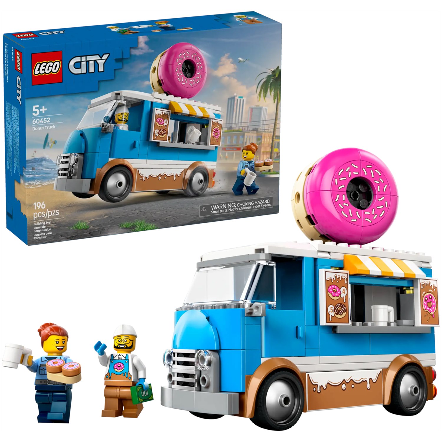  לגו 60452 City – משאית דונאט