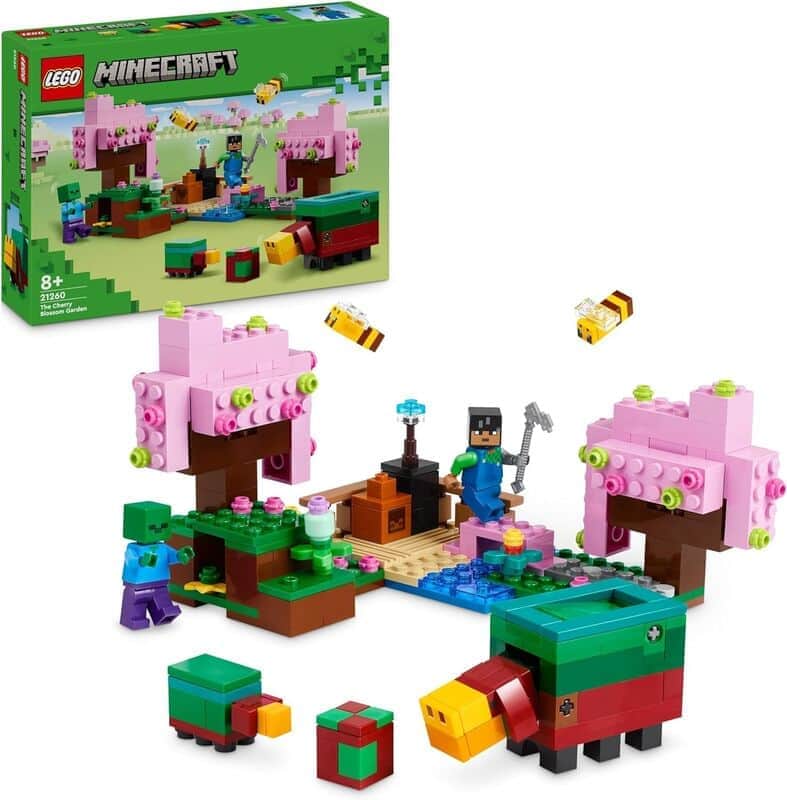 לגו מיינקראפט גן פריחת הדובדבן 21260