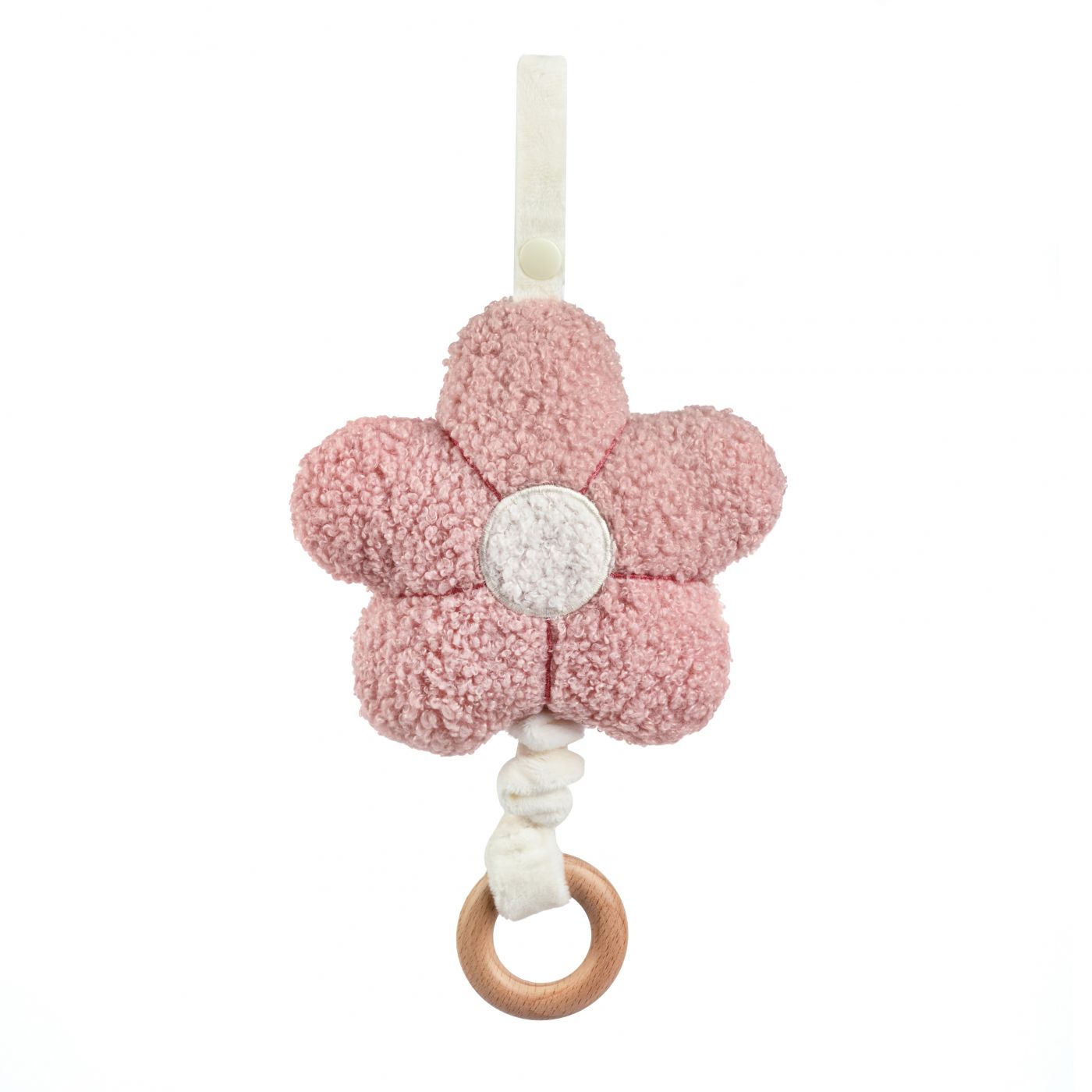 בובת רעשן מנגן טדי לורה סוויסרה Flower