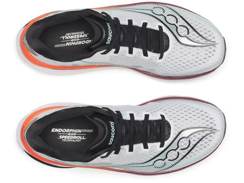ENDORPHIN AZURA WHITE CRIMSON נעלי ריצה לבן אדום