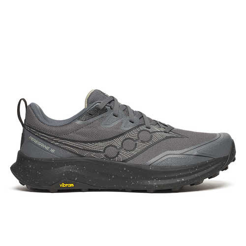 נעלי ריצת שטח גברים PEREGRINE 16 CARBON BLACK של Saucony