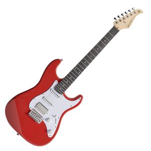 גיטרה חשמלית צבע אדום Gopherwood ( Korea) S modern II Scarlet H-S-S