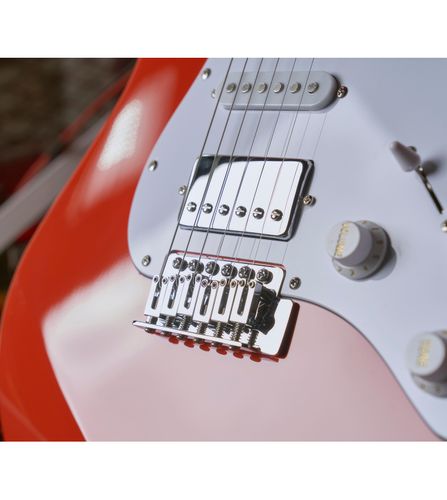 גיטרה חשמלית צבע אדום Gopherwood ( Korea) S modern II Scarlet H-S-S