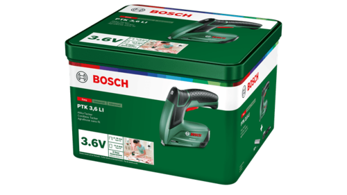 אקדח סיכות נטען 3.6V ליתיום PTK 3,6 LI כולל מטען וסיכות במארז מתכת מהודר