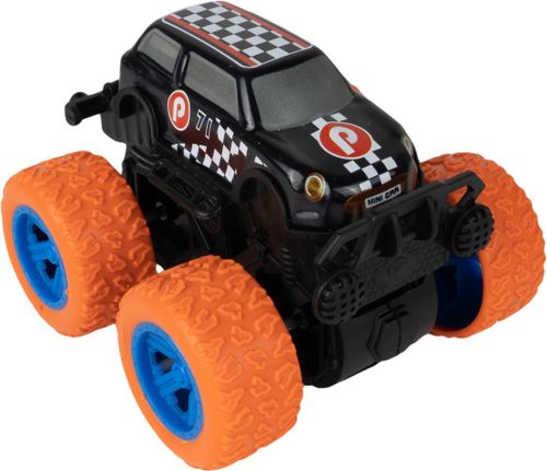 מכונית מונסטר Monster Truck עם הנעה בדחיפה וסיבוב 360 (מגוון דגמים)