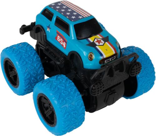 מכונית מונסטר Monster Truck עם הנעה בדחיפה וסיבוב 360 (מגוון דגמים)
