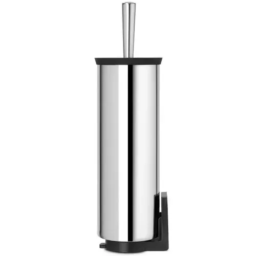מברשת אסלה תלויה או עומדת Brabantia בכרום ניקל מתוך קולקציית מברשות אסלה (מראה כללי של המוצר) - פריט מעוצב לעיצוב חלל רחצה מודרני ויוקרתי