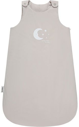 שק שינה מעוצב לתינוק 100% כותנה ללא שרוולים מקולקציית Wounderland - אבן ירח וכוכבים