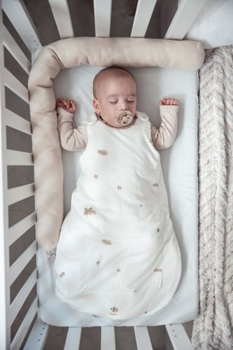 שק שינה מעוצב לתינוק 100% כותנה ללא שרוולים מקולקציית Wounderland - אבן ירח וכוכבים